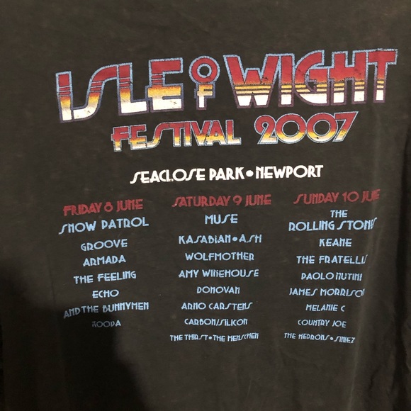 Isle of Wight Y2K oversized tee 2007 - Picture 5 of 5